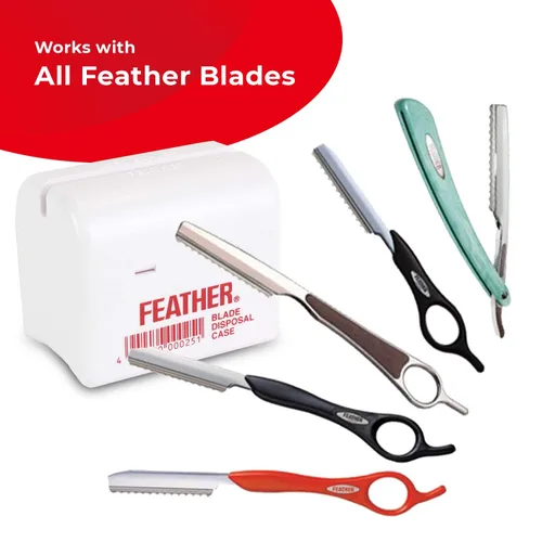 Vista 4 de Envase para guardar cuchillas de afeitar, de Feather