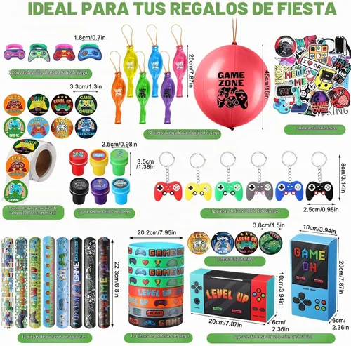 Vista 2 de HyDren 147 piezas, 12 juegos de recuerdos de fiesta de videojuegos