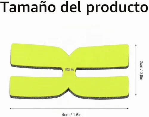 Vista 3 de Lixada 6 cintas de raqueta de tenis de silicona para raquetas de tenis de 0.11 oz
