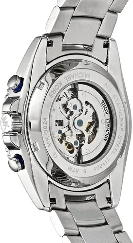 Vista 2 de Michael Kors "Jet Master japonésReloj automático acero inoxidable Casual de los hombres, color silver-toned (Modelo mk9024)