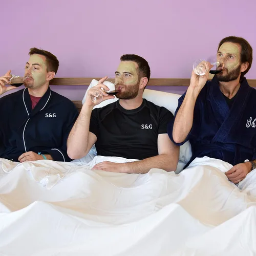 Vista 4 de Sheets & Giggles es ropa de cama. Lyocell Juego de sábanas de eucalipto, nuestras sábanas son naturalmente más suaves, más transpirables, más Gris