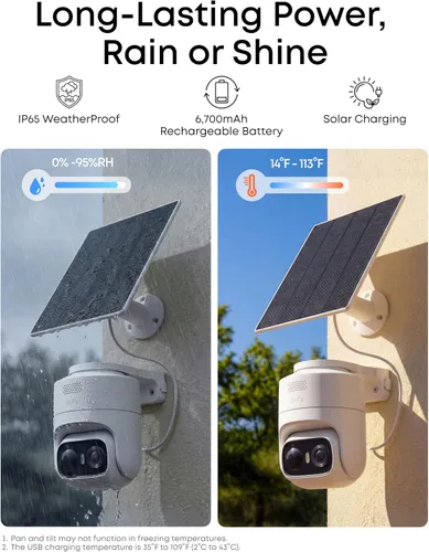 Vista 9 de eufy Security eufyCam C37, cámaras solares inalámbricas para exteriores