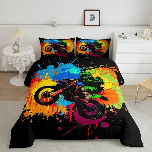 Vista 16 de Juegos de ropa de cama de piel de vaca con patchwork, edredón con estampado de piel de vaca, juego de edredón de animales de granja para niños