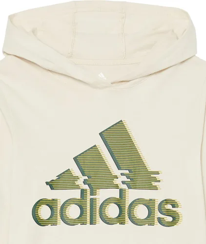 Vista 4 de adidas Camiseta de manga larga con capucha de camuflaje lineal para niño