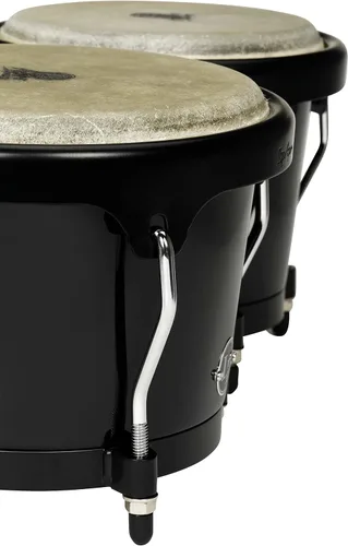 Vista 5 de Latin Percussion LPA601F-BK LP Aspire Bongos de fibra de vidrio - Negro/Negro
