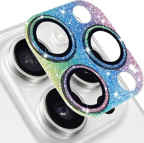 Vista 91 de Protector de Lente de Cámara para iPhone 14 / iPhone 14 Plus Película de Cubierta de Cámara de Metal, Vidrio Templado 9H, Antiarañazos, Compatible