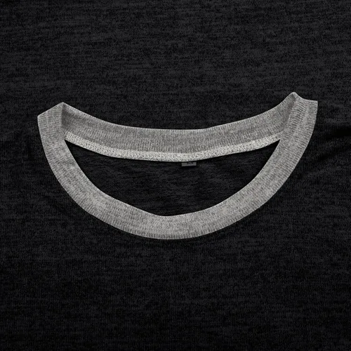 Vista 6 de menghongI Camisas de manga larga para mujer, estilo casual, sueltas, lisasbloques de color, cuello redondo, sudaderas básicas y suaves