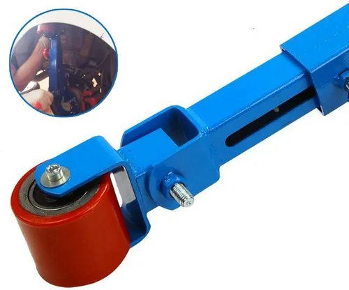 Vista 6 de BLACKHORSE-RACING Herramienta reformadora de guarda fango con rodillo, herramienta extensible para doblado de labio, juego de herramientas