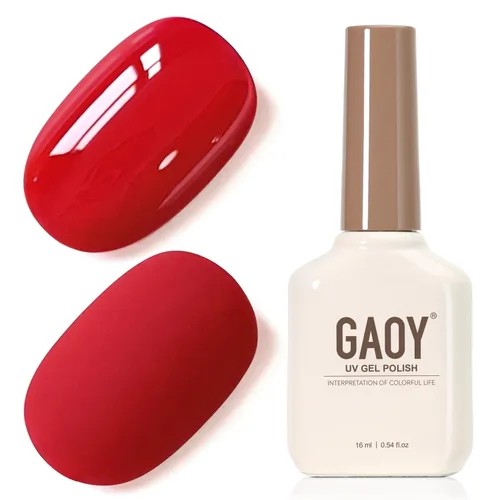 Vista 31 de GAOY - Esmalte de uñas de gel marrón, 16ml de esmalte de gel para quitar por remojo, curado con luz UV para arte de uñas, manicura DIY en casa, 2088