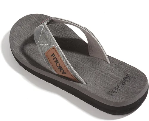 Vista 5 de FITORY Chanclas para hombre, sandalias cómodas para playa, tallas 6-15