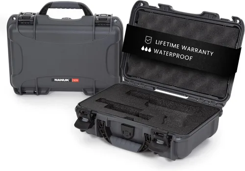 Vista 12 de NANUK Hard Case with Custom Foam Insert for Glock, IP67 Waterproof & Crushproof, Rugged Construction for Ultimate Protection, Made in Canada Canela