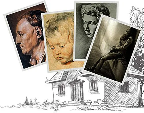 Vista 6 de Cettkowns 36 piezas de mezcladores de arte de tocón y tortillón para dibujo de bocetos de estudiante