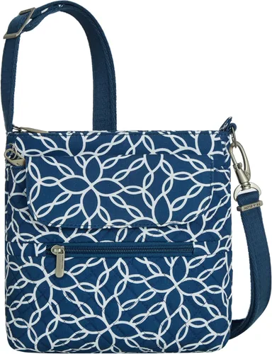 Vista 100 de Travelon Mini bolso de hombro clásico antirrobo