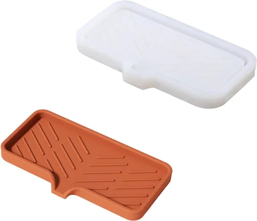 Vista 7 de Molde de silicona para jabonera de hormigón con drenaje, soporte de jabón de cemento para ducha/baño, herramientas de fabricación de bandejas