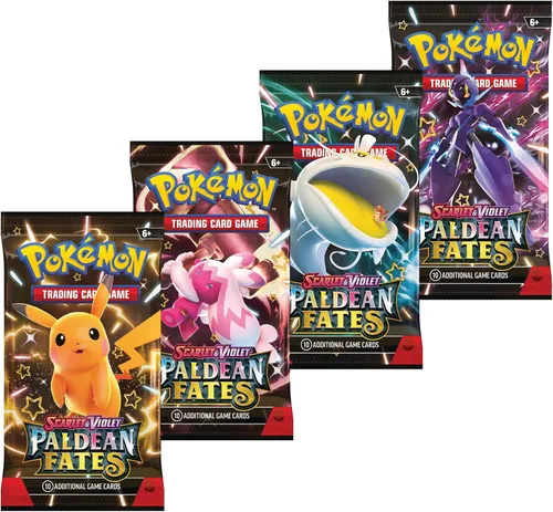 Vista 4 de Pokemon TCG: Escarlata y Violeta: Destinos PALDEANOS: Paquete de refuerzo