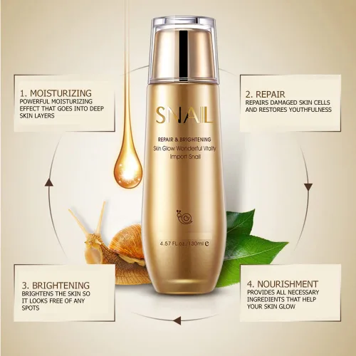 Vista 2 de BIOAQUA Reparación Caracol Mucus Crema Hidratante Piel Suave Hidratar Maravillosa Vitalidad 4.4 fl oz/4.57fl.oz
