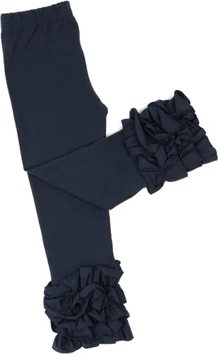 Vista 9 de HOOLCHEAN Leggings de algodón con volantes para bebés y niñas pequeñas