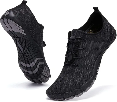 Vista 8 de HIITAVE - Zapatos acuáticos y con sensación de pies descalzos para hombre calcetines acuáticos de secado rápido para deportes al aire libre