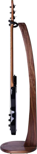 Vista 4 de Ruach Soporte de madera original para bajo Galanta, hecho a mano de nogal