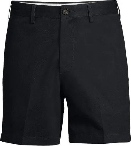 Vista 5 de Lands' End Pantalones cortos chinos de ajuste tradicional de 6 pulgadas sin hierro para hombre