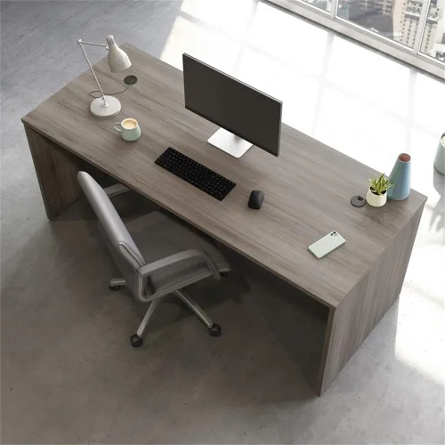 Vista 2 de Affirm - Escritorio comercial de 72 x 30 pulgadas, acabado Hudson Elm