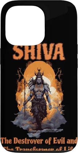 Vista 10 de Lord Shiva Destroyer Transformer Hindu God Spiritual Hippie Case for iPhone 16