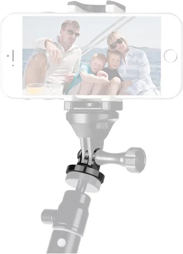 Vista 7 de ChromLives Adaptador de trípode 1/4 compatible con Gopro, adaptador de montaje de trípode de aluminio para cámara 1/4-20 compatible con Gopro Hero