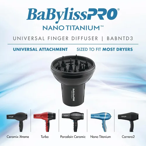 Vista 2 de BaBylissPRO Nano Titanium - Difusor universal para dedos