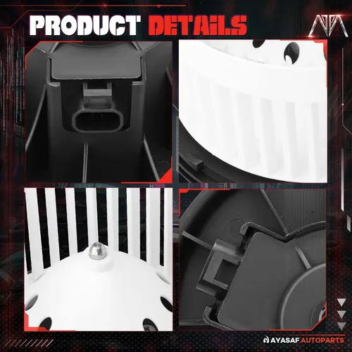 Vista 5 de Conjunto de motor ventilador HVAC compatible con Chevy(GMC) 99-06 Silverado(Sierra) 1500/2500/3500 para Avalanche/Suburban/Tahoe - Reemplaza 35143