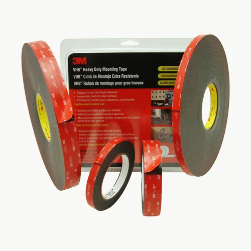 Vista 3 de 3M 5952 VHB - Cinta adhesiva: 1/2 pulgada. x 15 pies. (Negro)