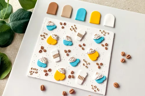 Vista 2 de FIMO Soft & Effect - Arcilla polimérica para modelar horno, 2.01 oz, juego de 8 unidades, colección Chai Latte