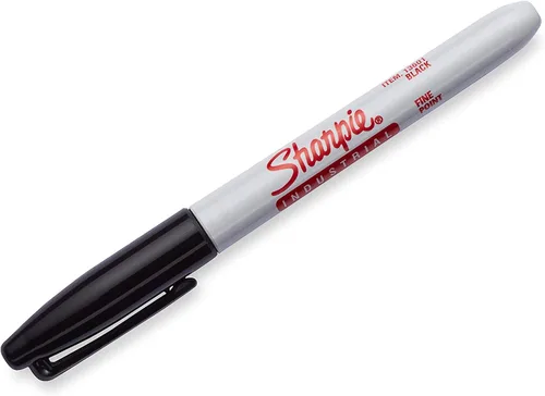 Vista 5 de Marcadores permanentes industriales marca Sharpie, Negro