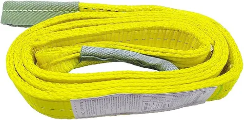 Vista 10 de 1" x 3' Poly Web Sling Correa de elevación para la construcción 3100lbs Vertical para aparejar movimiento remolque elevación equipo de trabajo