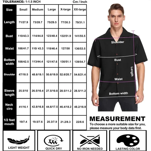 Vista 7 de visesunny Elegante camisa de manga corta con botones y estampado hawaiano para hombre, divertida, tropical, floral, casual, para la playa, regalo