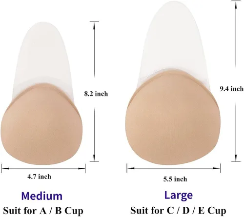 Vista 6 de MITALOO Adhesive Bra Invisible Strapless Bra Push Up Backless Sticky Bra for Women