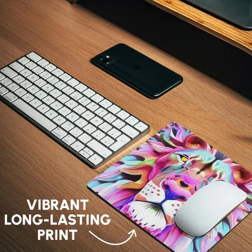 Vista 6 de 3dRose an Unreal Dreamlike Lion Fantasy Art - Mouse Pads (mp-377653-1)