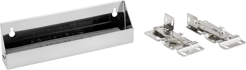 Vista 13 de Rev-A-Shelf charola de acero inoxidable de 10 pulgadas que se abre tipo bisagra