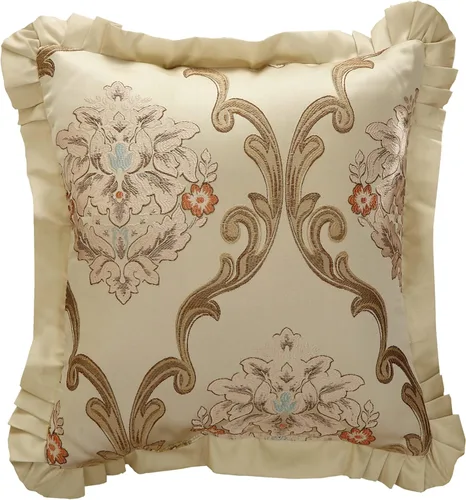 Vista 10 de Chic Home Aubrey Decorator juego completo de 9 piezas de ropa de cama con estilo tapicería y diseño Jacquard + almohadas