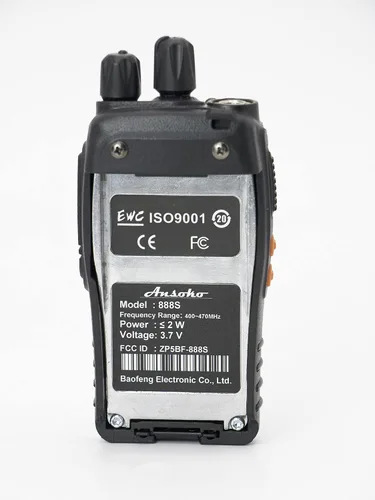 Vista 7 de Walkie Talkies Radios bidireccionales recargables de largo alcance de 16 canales con auricular (paquete de 2)
