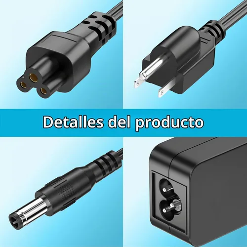 Vista 4 de Cable de alimentación para bicicleta estática Peloton 12V4.17A AC/DC Adaptador de repuesto Peloton bicicleta estática Modelo: PLTN-RB1VO PLTN-RB1V1