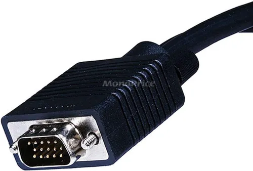 Vista 2 de Monoprice 102509 Cable adaptador VGA a S-Video/RCA (compuesto), color negro