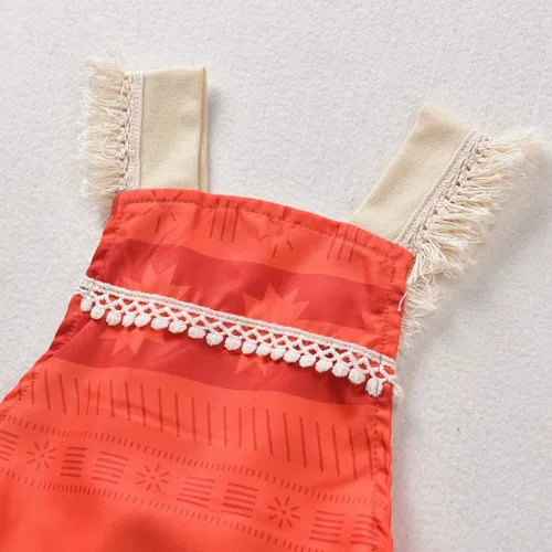 Vista 2 de Aalizzwell Mameluco infantil para fiesta de cumpleaños vestidos de princesa de aventura