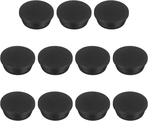 Vista 51 de MECCANIXITY - Tapones de silicona en forma de T (26mm, 1 pulgada de diámetro), color negro