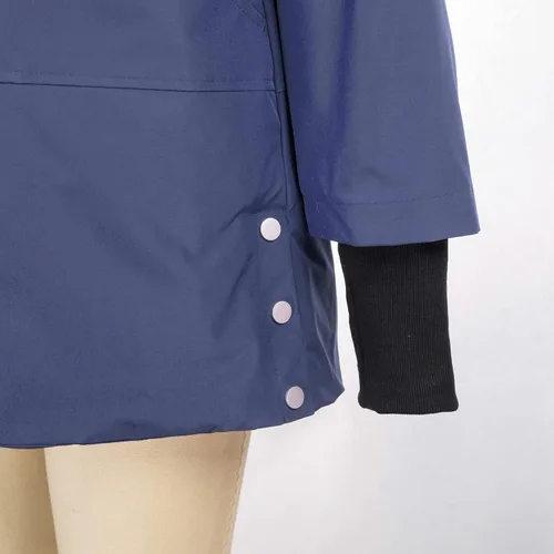 Vista 5 de GRACE KARIN Abrigos de parkas gruesos con capucha para mujer resistentes al viento impermeables de piel sintética con bolsillos
