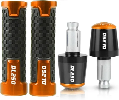 Vista 15 de Motorcycle for Suzuki DL250 V-Strom 2017 2018 2019 2020 2021 7/8'' 22mm DL 250 VSTROM Motorcycle Hand Grips Handle Handlebar Grip Ends Plug