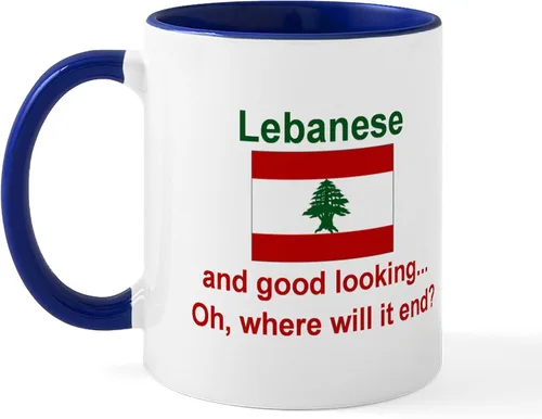 Vista 8 de CafePress #1 - Taza de café de cerámica libanesa de 11 oz (11.0 fl oz)