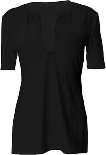 Vista 3 de Remidoo Women's Side Slit Shirt Asymmetrical Tops Short Sleeve Tie Dye T Shirt Tees
