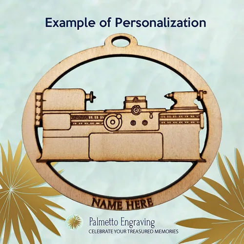 Vista 2 de Wood Lathe Ornaments, for Woodworkers and Master Craftsmen, Unique Woodworking Gift Ideas for Christmas