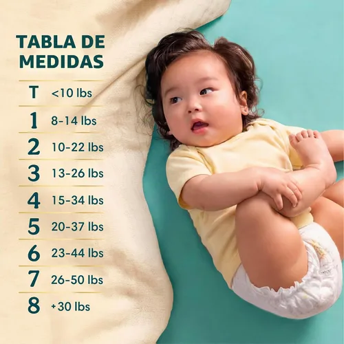 Vista 10 de Pañales talla 1, 32 unidades – Pañales desechables Pampers Swaddlers