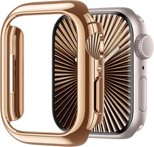 Vista 13 de Recoppa - Funda compatible con Apple Watch de 1 39⁄64 pulgadas (41 mm) Series 7 8 9, funda protectora de policarbonato duro ultradelgada a prueba